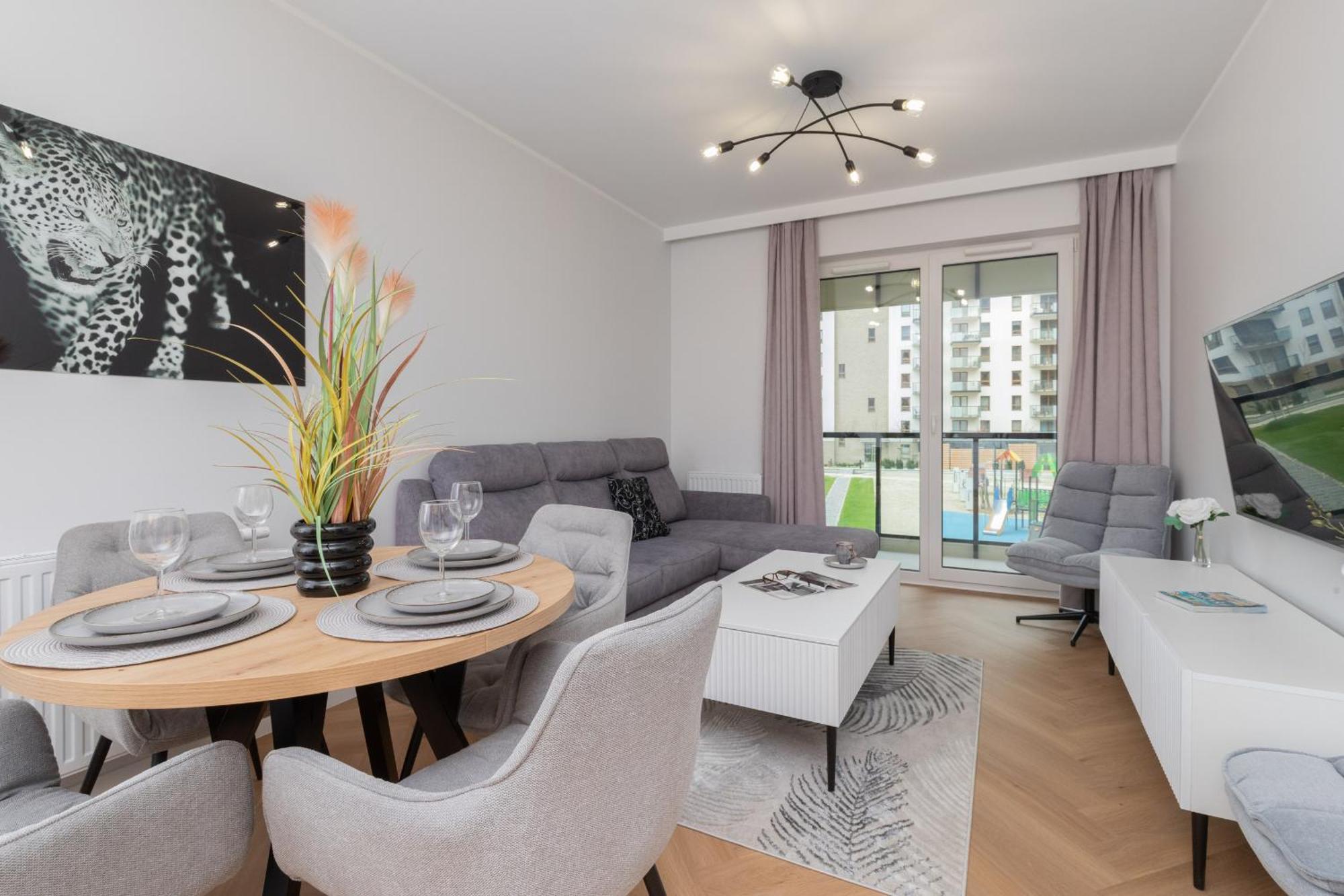 Nowa Letnica Comfortable With Balcony & Parking By Renters * Danzig